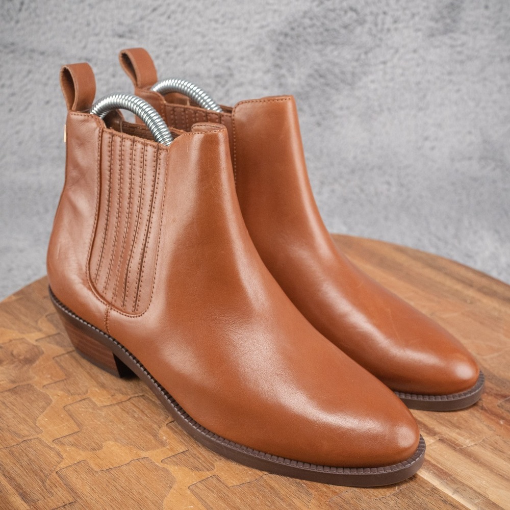 Ralph Lauren Ericka‎ Ankle  Boots 5 B Brown Leather Chelsea Boot